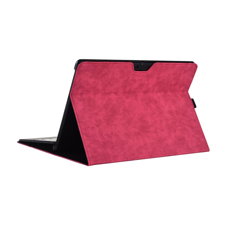 13 inch Leather Tablet Protective Case For Microsoft Surface Pro X, Color: Rose Red - 13.3 inch by PMC Jewellery | Online Shopping South Africa | PMC Jewellery | Buy Now Pay Later Mobicred