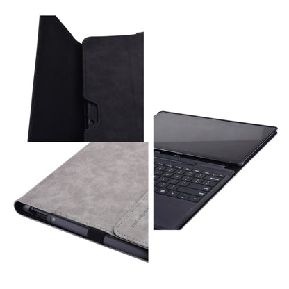 13 inch Leather Tablet Protective Case For Microsoft Surface Pro X, Color: Black + Power Bag - 13.3 inch by PMC Jewellery | Online Shopping South Africa | PMC Jewellery | Buy Now Pay Later Mobicred