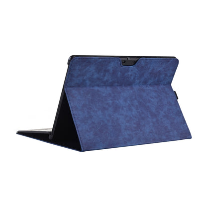 13 inch Leather Tablet Protective Case For Microsoft Surface Pro X, Color: Dark Blue + Power Bag - 13.3 inch by PMC Jewellery | Online Shopping South Africa | PMC Jewellery | Buy Now Pay Later Mobicred