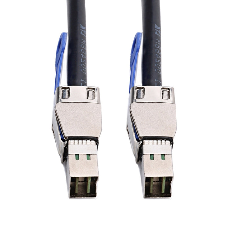 H0503 12Gbps SFF-8644 To 8644 HD Server External Hard Drive Data Cable, Color: Black 2m - eSATA & SATA & IDE by PMC Jewellery | Online Shopping South Africa | PMC Jewellery | Buy Now Pay Later Mobicred