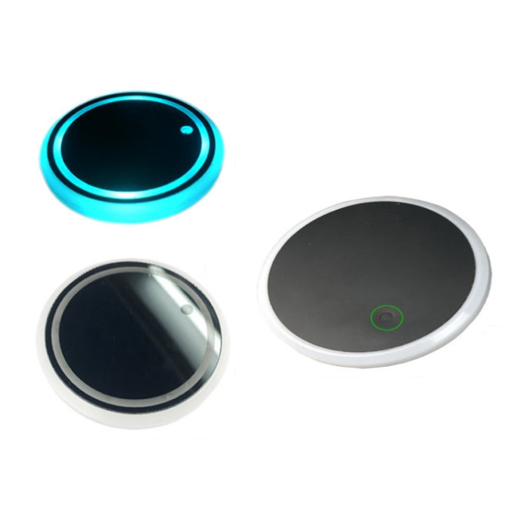 1 Pair 68mm LED Smart Light-Emitting Coaster Light Car Cup Slot Atmosphere Light(Magic Array) - Car Drink Holders by PMC TechLife | Online Shopping South Africa | PMC TechLife | Buy Now Pay Later Mobicred