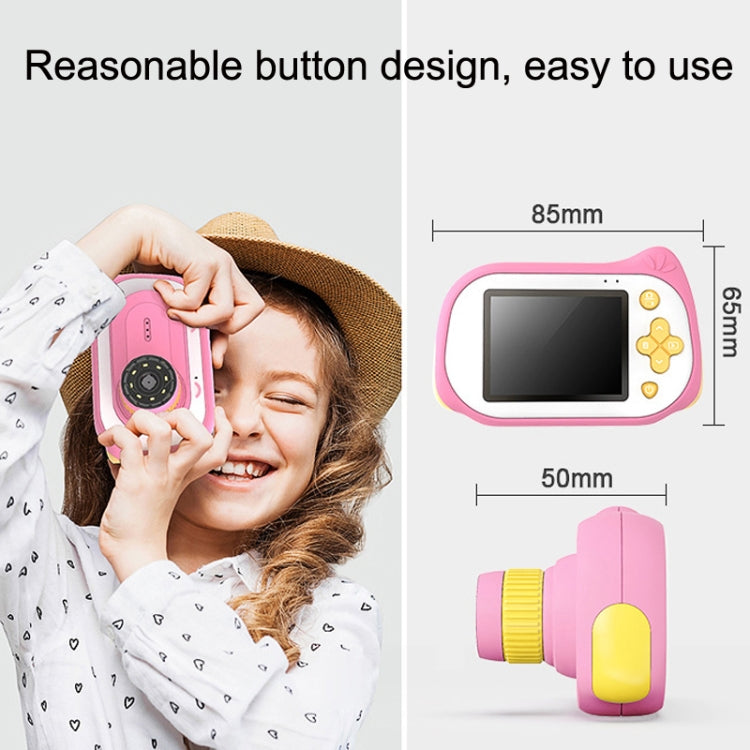 Inskam312 Children Zoom Macro Digital Camera Pink with 32GB - Children Cameras by PMC Jewellery | Online Shopping South Africa | PMC Jewellery | Buy Now Pay Later Mobicred