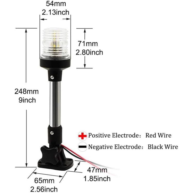 DC 12V 360 Degree Yacht Ship LED Lamp Anchor Ring Light - Marine Accessories & Parts by PMC Jewellery | Online Shopping South Africa | PMC Jewellery | Buy Now Pay Later Mobicred