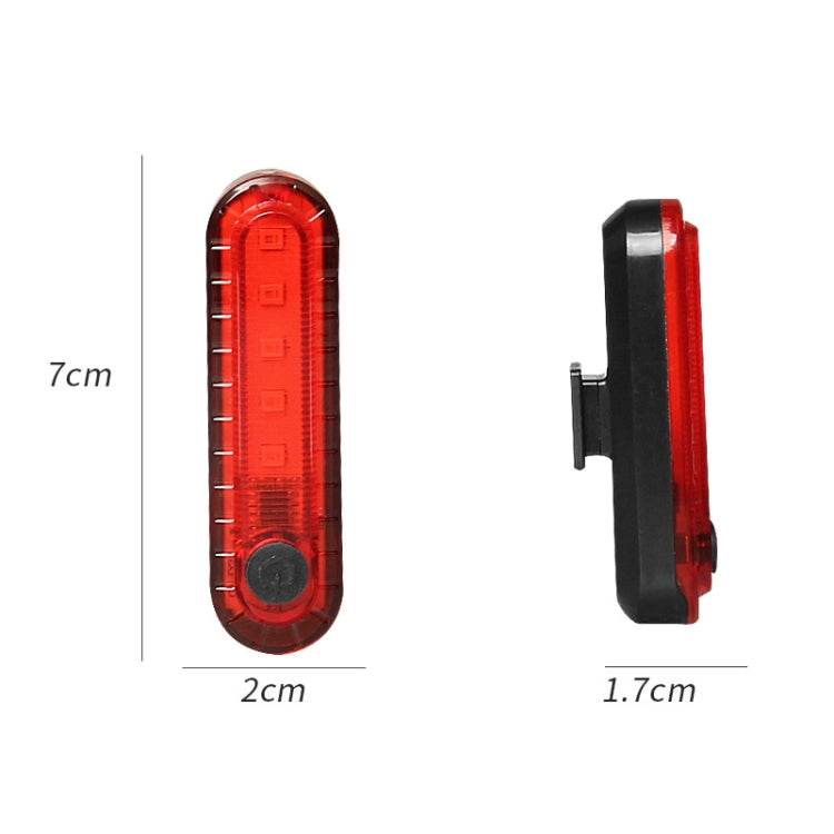 Bicycle Charging Waterproof Warning Light(White) - free shipping - PMC TechLife - Order now!