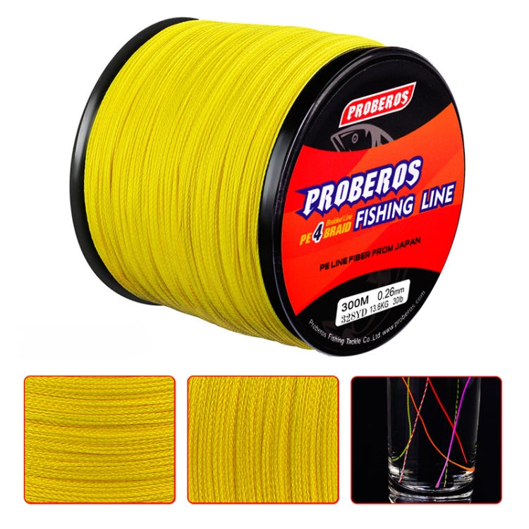 PROBEROS 4 Edited 300M Fish Line, Line number: 8.0 / 80lb(Red) - Fishing Lines & Ropes by PROBEROS | Online Shopping South Africa | PMC Jewellery