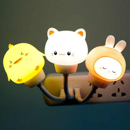 Cartoon USB Power Mini Night Light, Style: Direct Plug-in(Duck) - Night Lights by PMC Jewellery | Online Shopping South Africa | PMC Jewellery