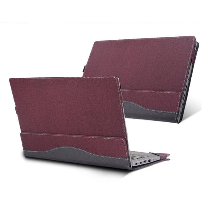 Laptop Leather Anti-Fall Protective Case For HP Envy X360 13-Ag Ar(Wine Red) - 13.3 inch by PMC Jewellery | Online Shopping South Africa | PMC Jewellery | Buy Now Pay Later Mobicred