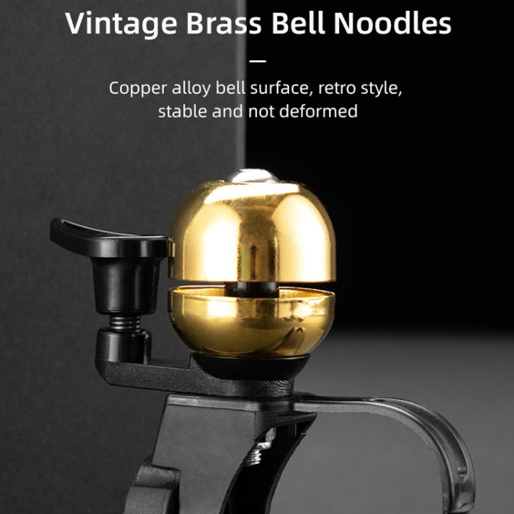 BG-201501 Bicycle Retro Mini Ball Bell(Gold) - Bicycle Bells by PMC TechLife | Online Shopping South Africa | PMC TechLife | Buy Now Pay Later Mobicred