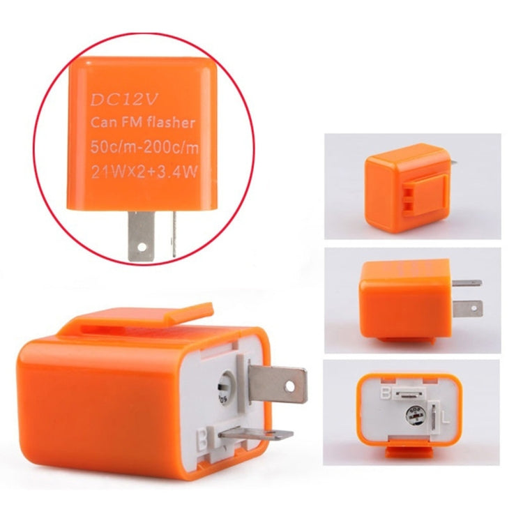 Motorcycle LED Turn Signal Relay(Fresh Orange) - Turn Signal by PMC TechLife | Online Shopping South Africa | PMC TechLife