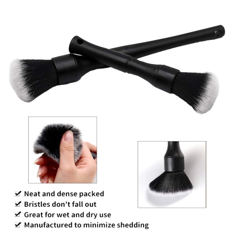 Car Air Conditioner Outlet Brush Interior Cleaning Soft Brush, Specification: Small+Large(Blue) - Car washing supplies by PMC TechLife | Online Shopping South Africa | PMC TechLife | Buy Now Pay Later Mobicred