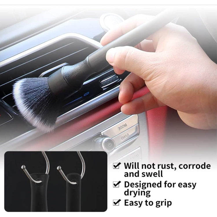 Car Air Conditioner Outlet Brush Interior Cleaning Soft Brush, Specification: Small+Large(Blue) - Car washing supplies by PMC TechLife | Online Shopping South Africa | PMC TechLife | Buy Now Pay Later Mobicred