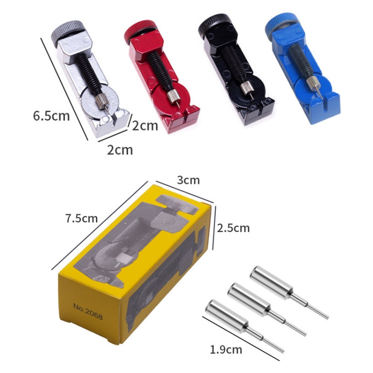 Metal Adjustable Height Watch Band Link Pin Remover(Red) - free shipping - PMC TechLife - Order now!