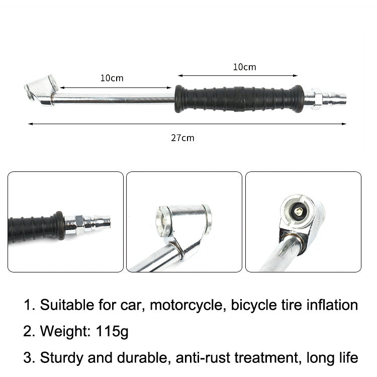 Car Tire Double-Ended Air Nozzle, Specification: Globe - Other Tools by PMC Jewellery | Online Shopping South Africa | PMC Jewellery | Buy Now Pay Later Mobicred