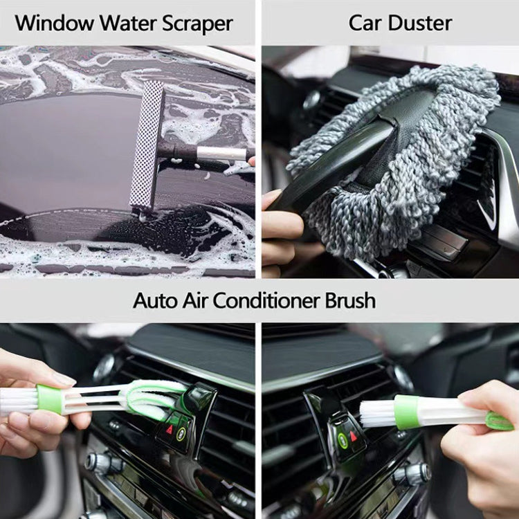 14 PCS / Set Car Wash Gloves Double-Sided Wiper Towel - Car washing supplies by PMC Jewellery | Online Shopping South Africa | PMC Jewellery | Buy Now Pay Later Mobicred