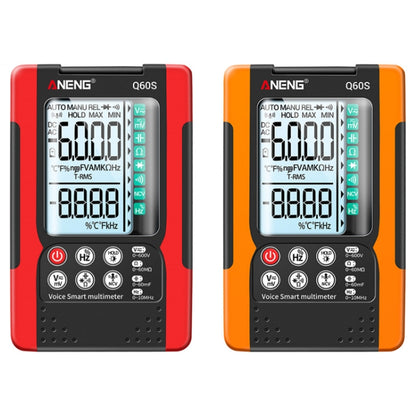 ANENG Automatic Intelligent High Precision Digital Multimeter, Specification: Q60s Voice Control(Red) - Digital Multimeter by ANENG | Online Shopping South Africa | PMC Jewellery | Buy Now Pay Later Mobicred