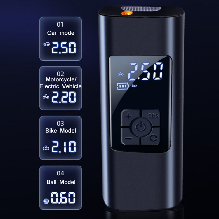 Car Portable Digital Display Electric Air Pump, Specification: 2712 Wireless Version 6000 mAh - Inflatable Pump by PMC TechLife | Online Shopping South Africa | PMC TechLife