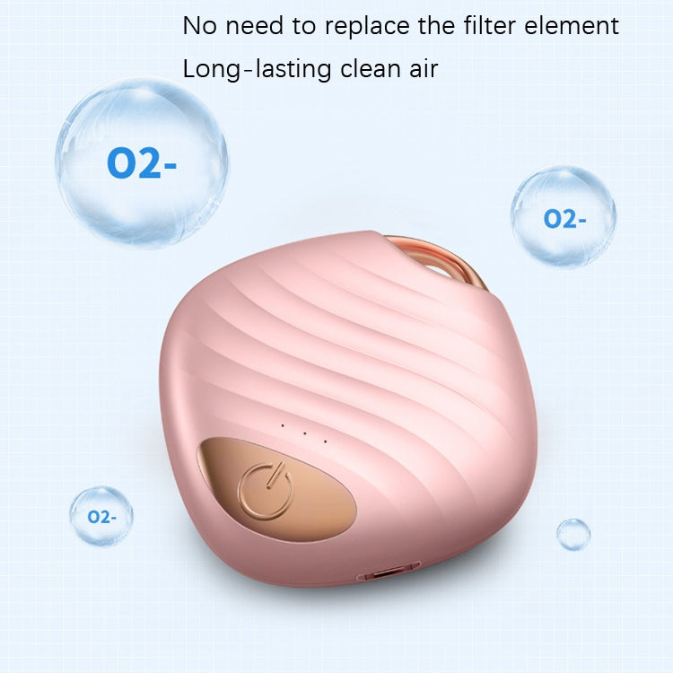 Neck Car Negative Ion Air Purifier(S02 Pink) - Air Purifiers & Accessories by PMc TechLife | Online Shopping South Africa | PMc TechLife | Buy Now Pay Later Mobicred