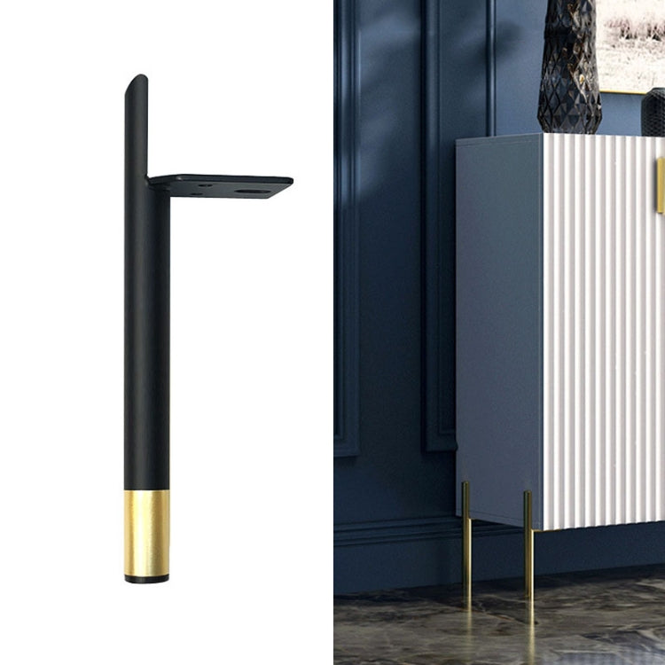LH-D012-01 Cylindrical Metal Furniture Support Legs, Height: 20cm(Black Gold) - free shipping - PMC TechLife - Order now!