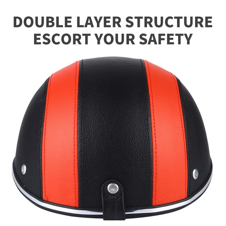 BSDDP A0322 Summer Half Helmet Lightweight Safety Helmet(Blue) - Protective Helmet & Masks by BSDDP | Online Shopping South Africa | PMC TechLife | Buy Now Pay Later Mobicred