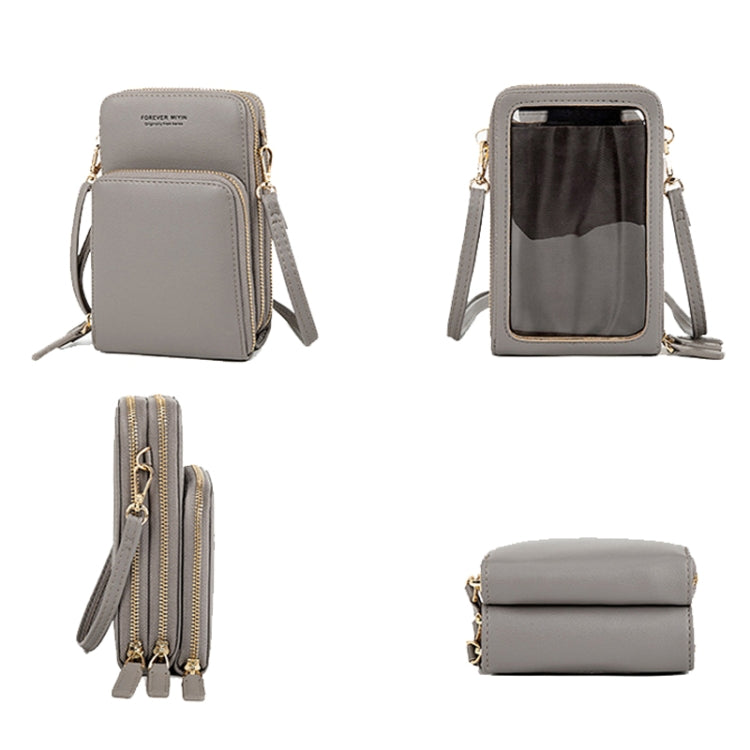 SJ617 Multifunctional Touch Screen Phone Bag Single-shoulder Bag(Black) - free shipping - PMC TechLife - Order now!