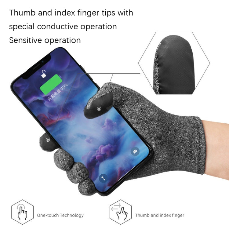 Sports Fitness Training Joint Protection Warm Gloves, Size: M(Grey) - Safety Gloves by PMC TechLife | Online Shopping South Africa | PMC TechLife | Buy Now Pay Later Mobicred