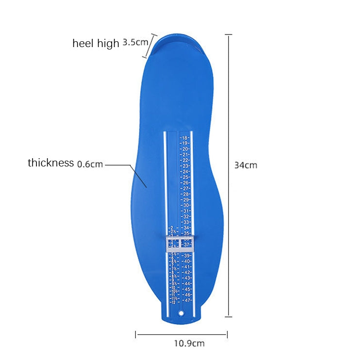 Adult Foot Gauge Universal Measuring Instrument(Black) - free shipping - PMC TechLife - Order now!