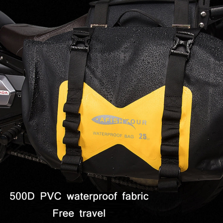 AFISHTOUR FM2021 Large Capacity Waterproof Motorcycle Rear Seat Bag, Color: Lake Blue - free shipping - PMC TechLife - Order now!