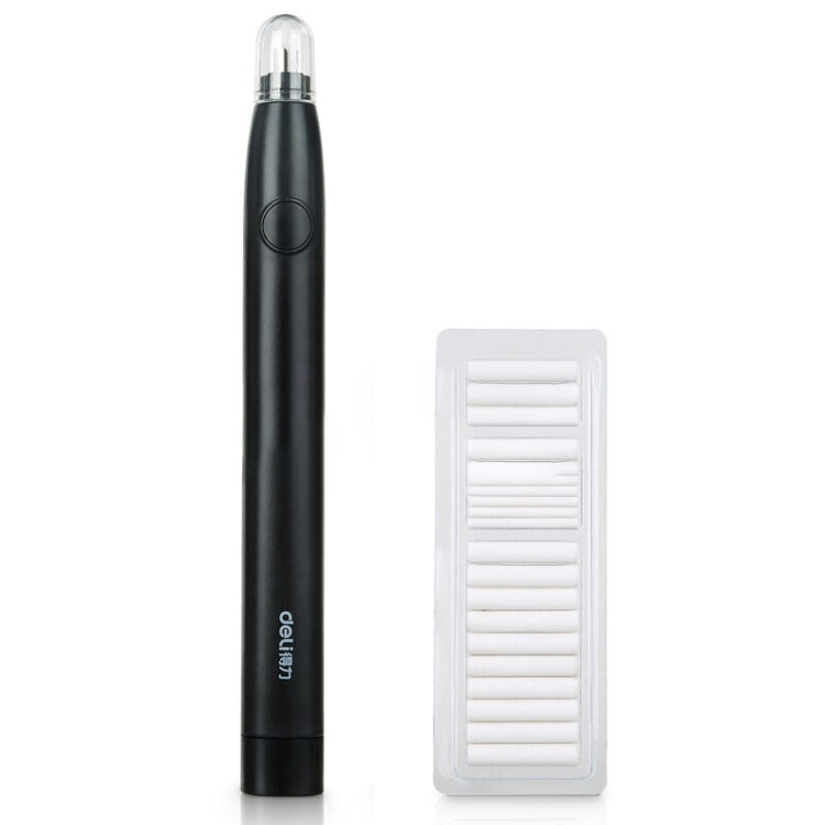 Deli 71107 Electric Eraser Art Can Replace The Core Rubber Core(Black Shell) - Eraser & Correction Tape by Deli | Online Shopping South Africa | PMc TechLife | Buy Now Pay Later Mobicred