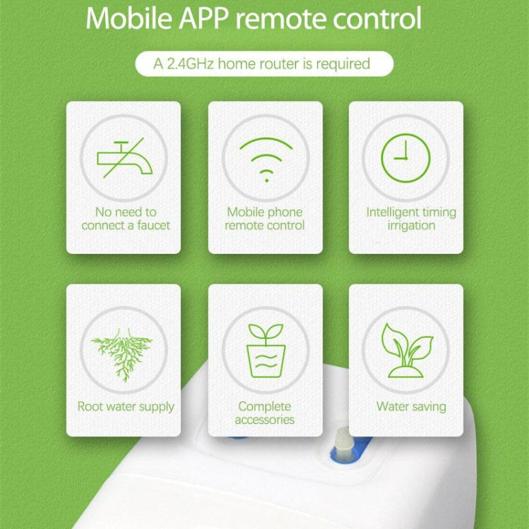 WD-01ADE WIFI Gardening Drip Irrigation Controller, Specification: Double Pump 15 Pots(US Plug) - Watering & Irrigation by PMc TechLife | Online Shopping South Africa | PMc TechLife | Buy Now Pay Later Mobicred