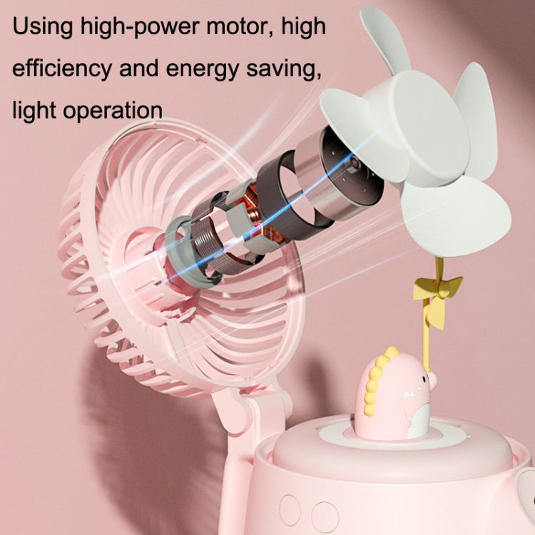 A04a USB Cute Pet Kettle Spray Desktop Fan(White Lucky Cat) - Electric Fans by PMC TechLife | Online Shopping South Africa | PMC TechLife | Buy Now Pay Later Mobicred