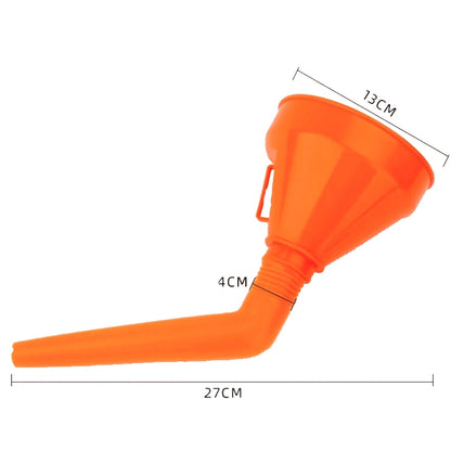 10 PCS CY12 Free Handband Filter Plastic Funnel(Orange) - Hand Tool Sets by PMC Jewellery | Online Shopping South Africa | PMC Jewellery | Buy Now Pay Later Mobicred