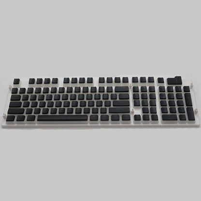 Pudding Double-layer Two-color 108-key Mechanical Translucent Keycap(Black) - Silicone / Sticker by PMC Jewellery | Online Shopping South Africa | PMC Jewellery | Buy Now Pay Later Mobicred