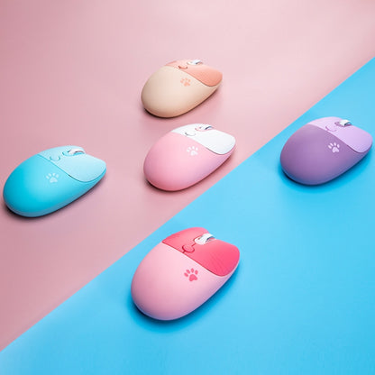 M3 3 Keys Cute Silent Laptop Wireless Mouse, Spec: Bluetooth Wireless Version (Milk Tea) - Wireless Mice by PMC Jewellery | Online Shopping South Africa | PMC Jewellery | Buy Now Pay Later Mobicred