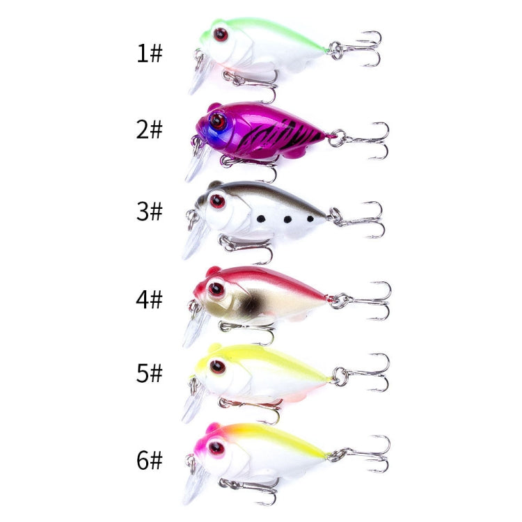 4 PCS HENGJIA CB051 4cm / 5.2g Small Fat Lure Bait(4) - Fishing Lures by HENGJIA | Online Shopping South Africa | PMC TechLife | Buy Now Pay Later Mobicred