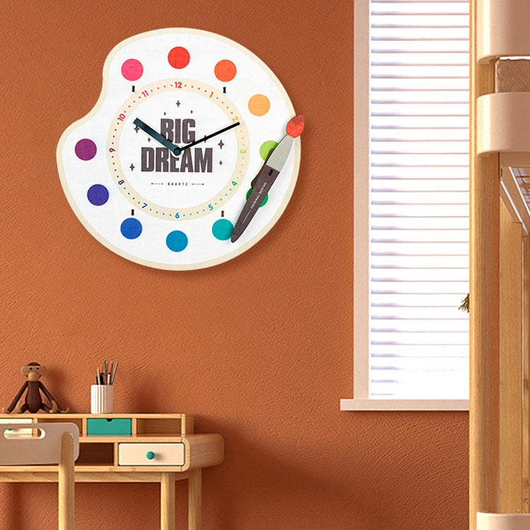 Cartoon Shake Wall Clock Children Room Decoration Wall Clock (Palette) - free shipping - PMc TechLife - Order now!