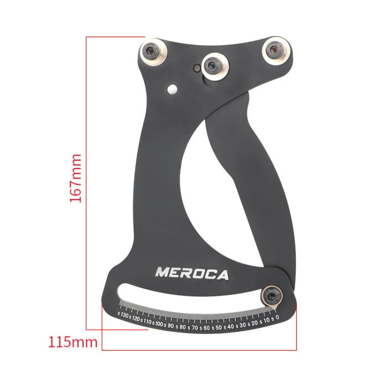 MEROCA Bicycle Ring Calibration Tool Spoke Tension Tube Wheel Set Steel Wire, Color: Red+Wrench - Maintenance tools by MEROCA | Online Shopping South Africa | PMc TechLife | Buy Now Pay Later Mobicred