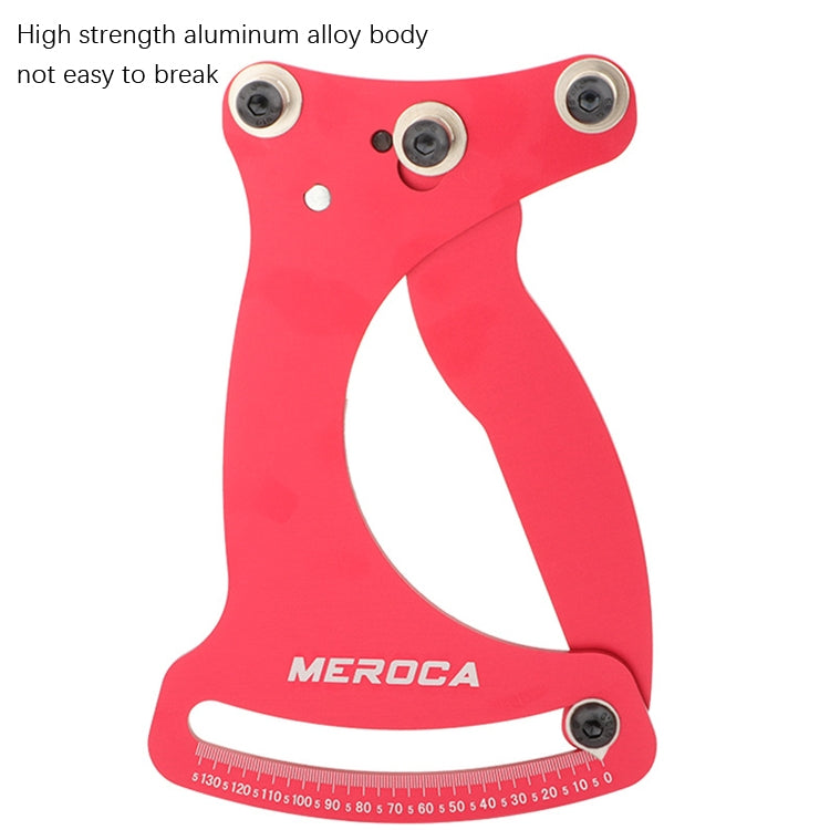 MEROCA Bicycle Ring Calibration Tool Spoke Tension Tube Wheel Set Steel Wire, Color: Red+Wrench - Maintenance tools by MEROCA | Online Shopping South Africa | PMc TechLife | Buy Now Pay Later Mobicred