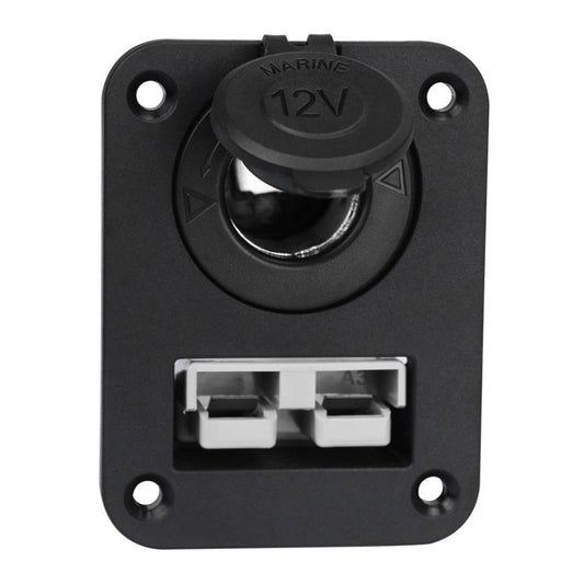 Large Current Plug With 12V Cigarette Lighter Panel Combination - Car Switches by PMC Jewellery | Online Shopping South Africa | PMC Jewellery | Buy Now Pay Later Mobicred