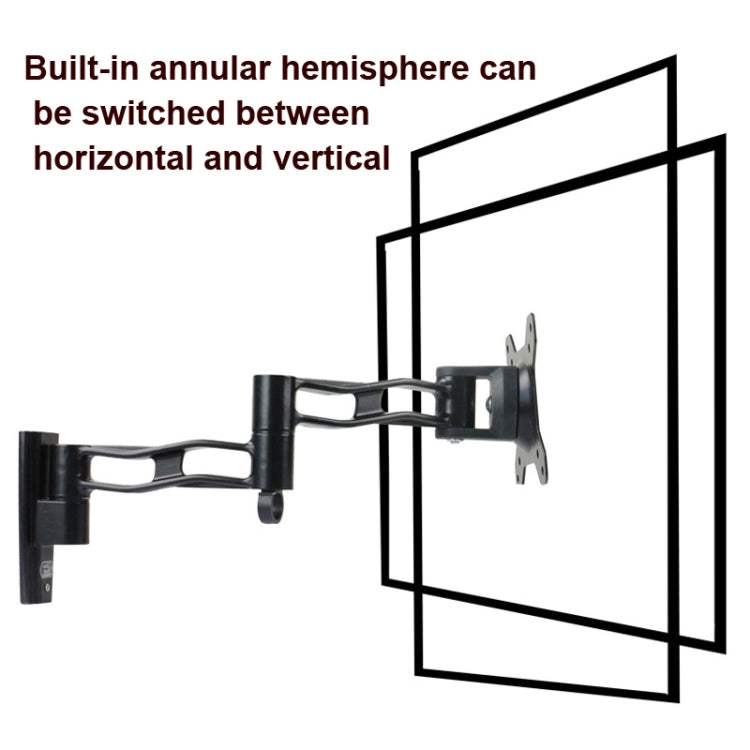 Gibbon Mounts L33 Monitor Bracket Wall Mounting Telescopic Rotating Aluminum Alloy TV Hanger - free shipping - PMC Jewellery - Order now!