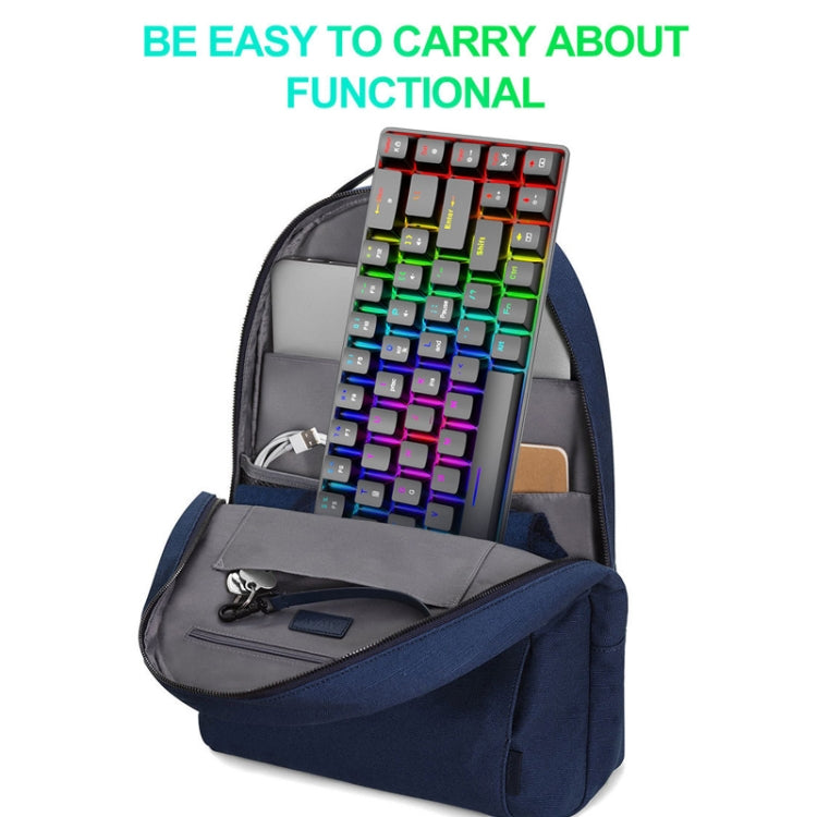 ZIYOU LANG T8 68 Keys RGB Luminous Gaming Mechanical Keyboard, Cable Length:1.6m(White Green Shaft) - free shipping - PMC Jewellery - Order now!