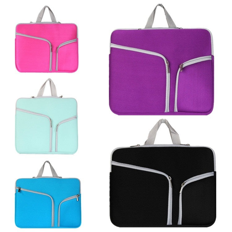 T228 Diving Material Computer Bag Multi-pocket Laptop Liner Bag, Size: 17 Inch(Rose) - 15.6 - 17 inch by PMC TechLife | Online Shopping South Africa | PMC TechLife | Buy Now Pay Later Mobicred