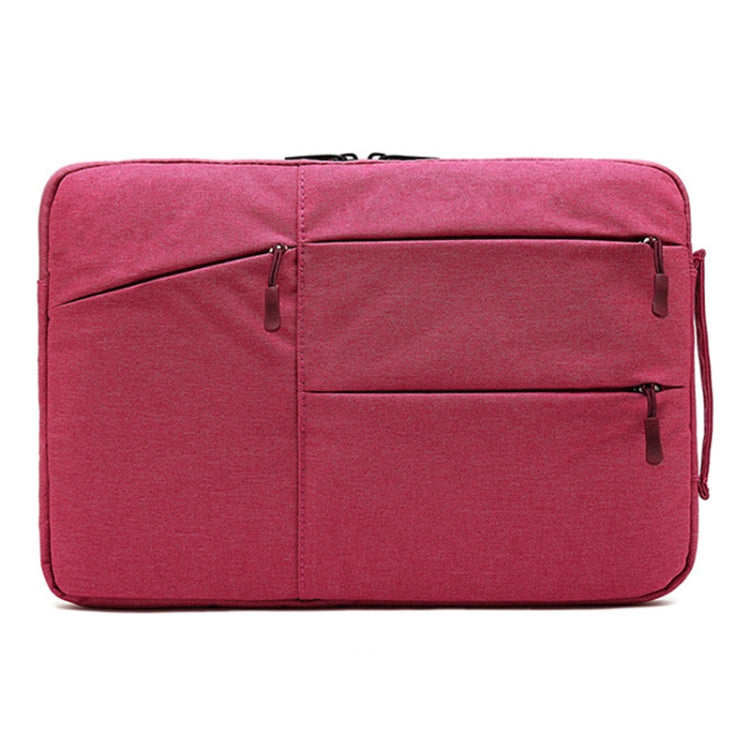 Zipper Type Polyester Business Laptop Liner Bag, Size: 13.3 Inch(Rose Red) - 13.3 inch by PMC Jewellery | Online Shopping South Africa | PMC Jewellery | Buy Now Pay Later Mobicred