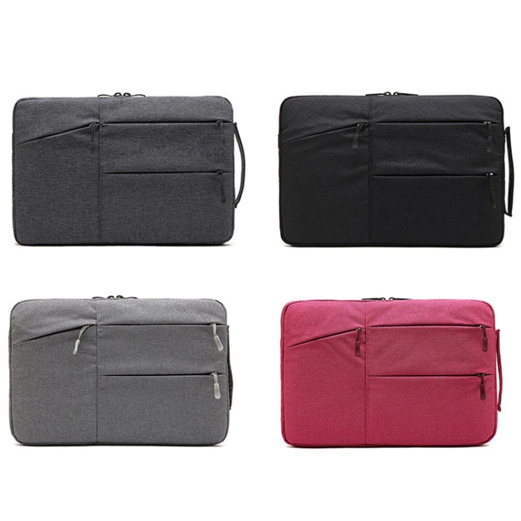 Zipper Type Polyester Business Laptop Liner Bag, Size: 15.6 Inch(Rose Red) - 15.6 - 17 inch by PMC Jewellery | Online Shopping South Africa | PMC Jewellery | Buy Now Pay Later Mobicred