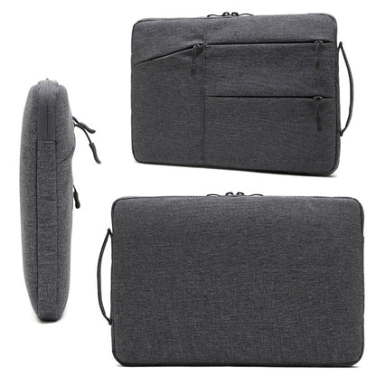 Zipper Type Polyester Business Laptop Liner Bag, Size: 14 Inch(Light Grey) - 14.1 inch by PMC Jewellery | Online Shopping South Africa | PMC Jewellery | Buy Now Pay Later Mobicred