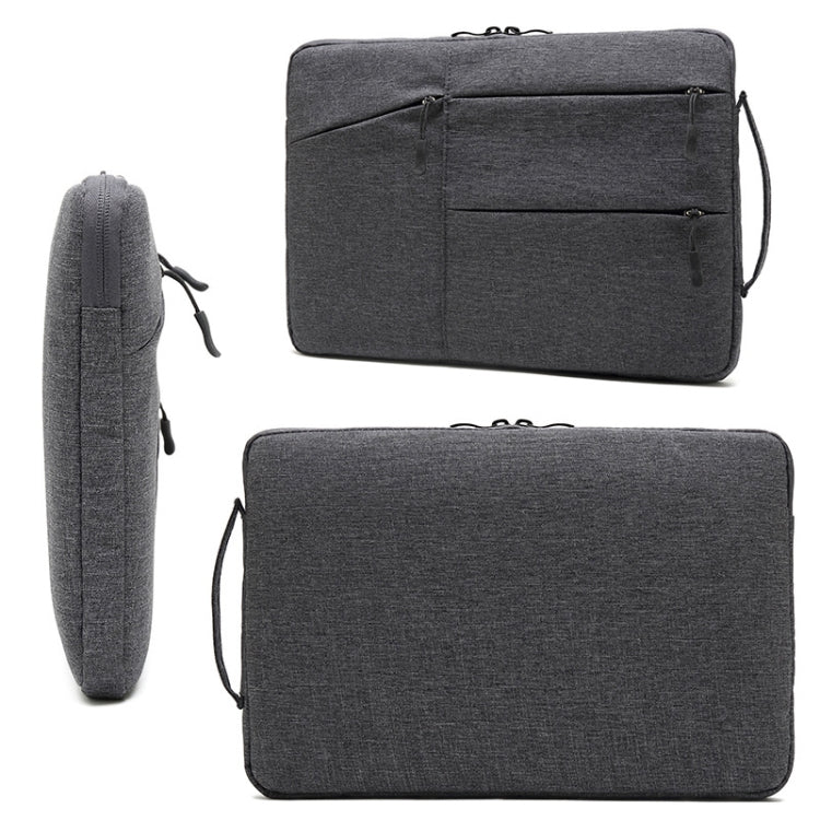 Zipper Type Polyester Business Laptop Liner Bag, Size: 14 Inch(Black) - 14.1 inch by PMC Jewellery | Online Shopping South Africa | PMC Jewellery | Buy Now Pay Later Mobicred