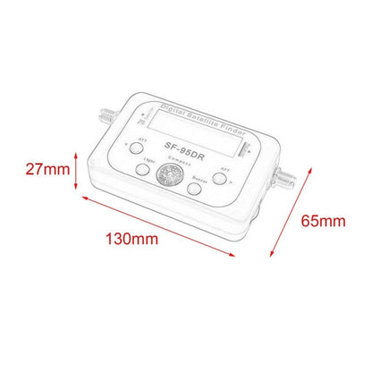 SF-95DR  Satellite Finder TV Signal Receiver With Compass - Satellite Finder by PMC Jewellery | Online Shopping South Africa | PMC Jewellery | Buy Now Pay Later Mobicred