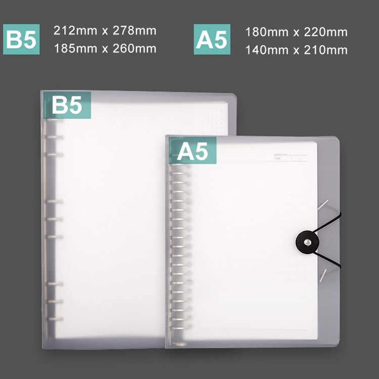 Transparent Matte PP Soft Shell Cover Hand Accountive Page, Style: B5 Cornell Core - Notebooks by PMc TechLife | Online Shopping South Africa | PMc TechLife | Buy Now Pay Later Mobicred