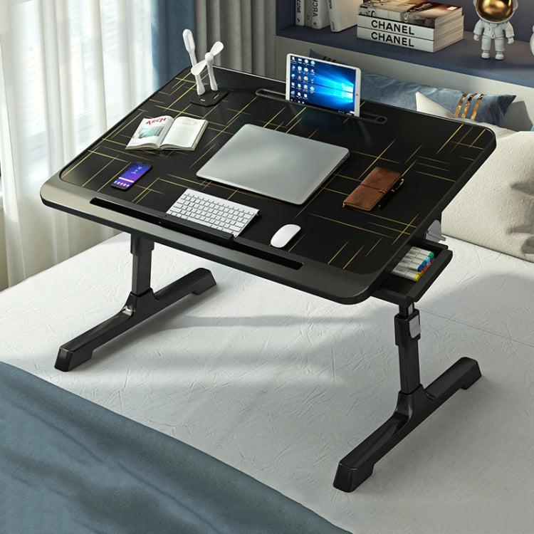 N6 Liftable and Foldable Bed Computer Desk, Style: Drawer+USB - Laptop Stand by PMC Jewellery | Online Shopping South Africa | PMC Jewellery | Buy Now Pay Later Mobicred