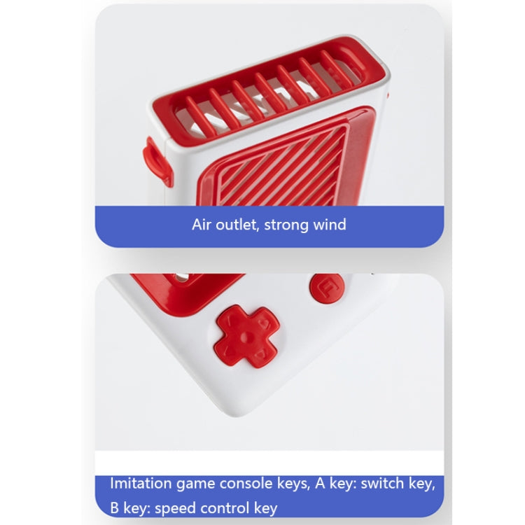 PROFAN XH008 USB Hanging Game Console Shape Fan with Bracket, Style: Building Blocks (Blue) - free shipping - PMC Jewellery - Order now!