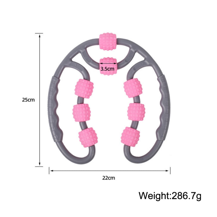 Eight Round Yoga Training Roller Ring-Shaped Leg Massager(Blue) - free shipping - PMC TechLife - Order now!